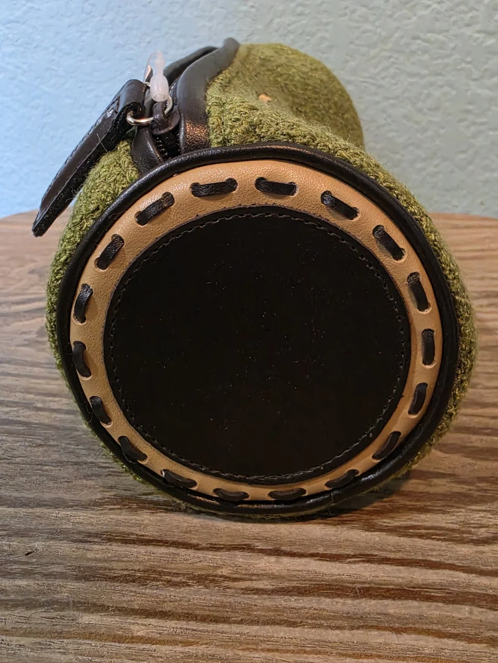 Nwt Retro Antonio Melani Nolita Cylinder Bouclé Clutch Make Up Barrel Bag Whimsy